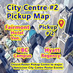 Vancouver Printing for UBC Campus Fairmont Hotel Wall Centre and Hyatt Regency