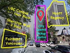 Vancouver Poster Printing Pickup for UBC Campus, Hyatt, Wall Centre and Fairmont Hotel Vancouver